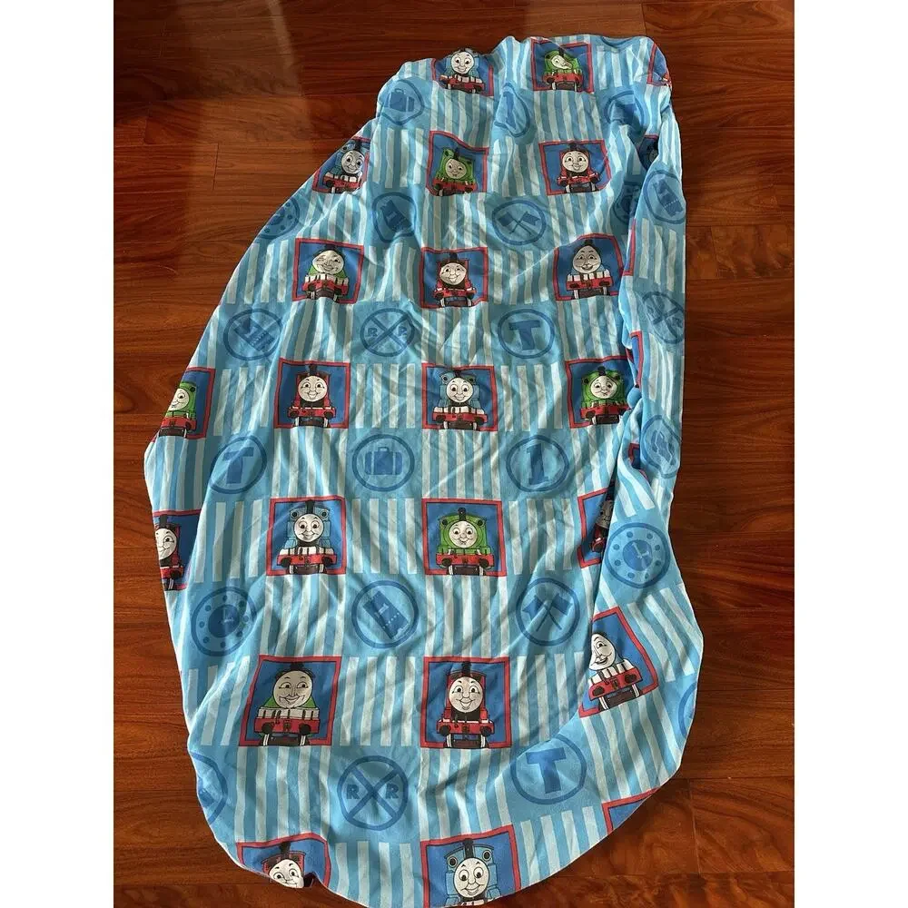 Vintage 2001 Thomas The Train Twin Comforter Bed Set - Pillowcase Fitted & Flat
